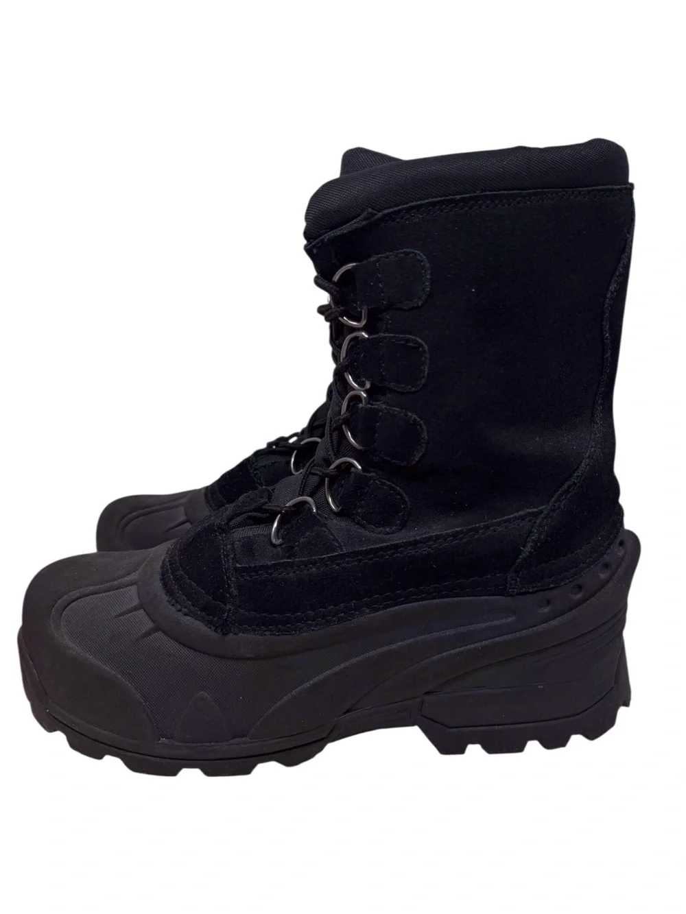 Itasca Cedar II Black leather winter snow boots 6542845 men’s size 7 EUC
